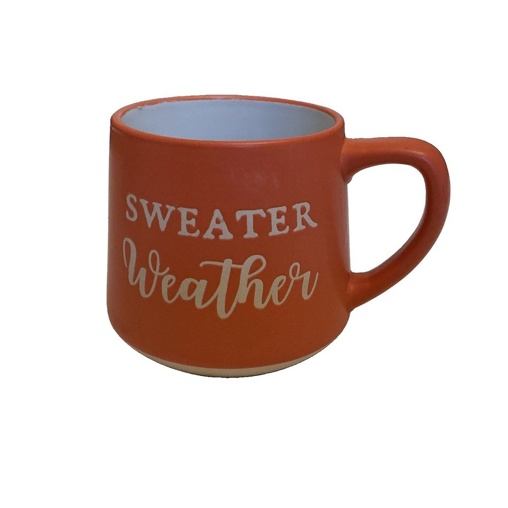Sweater Weather Flurgen Coffee Tea Cocoa Mug | 18.47 fl‎ oz | (545 ml) Orange